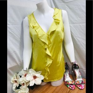 Limited summer top blouse yellow size medium
